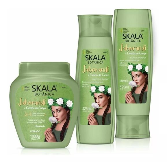 Imagem de Skala Jaborandi Shampoo, Condicionador E Creme Tratamento