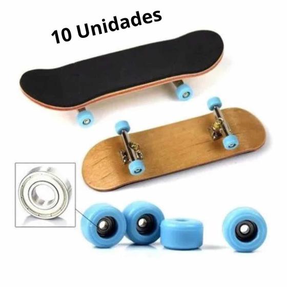 Imagem de Skate de Dedo De Madeira Profissional Atacado 10 Unidades