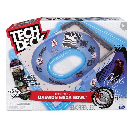 Imagem de Skate De Dedo Pista Skatepark Mega Bowl Daewon - Tech Deck