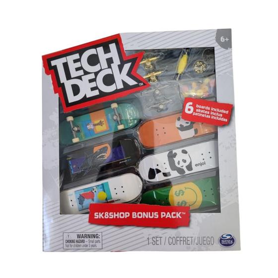 Imagem de Skate de Dedo Tech Deck Enjoi Com 6 Skates - Sunny