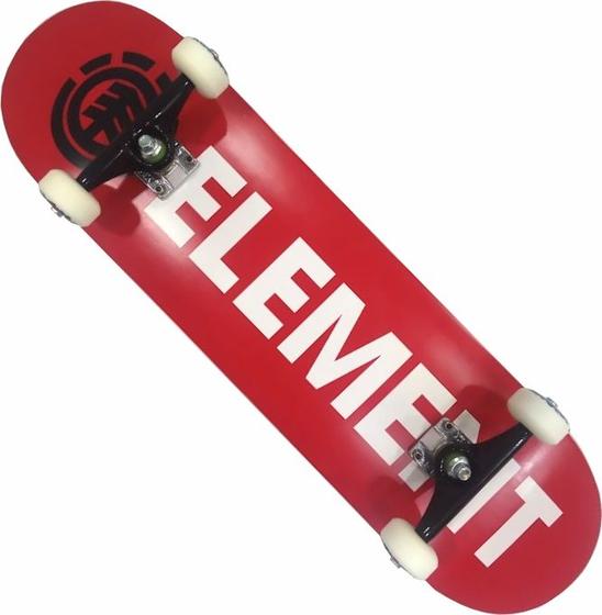 Imagem de Skate Element Montado Completo Pro Bazin Reds Bones Next Stick Visible Vermelho