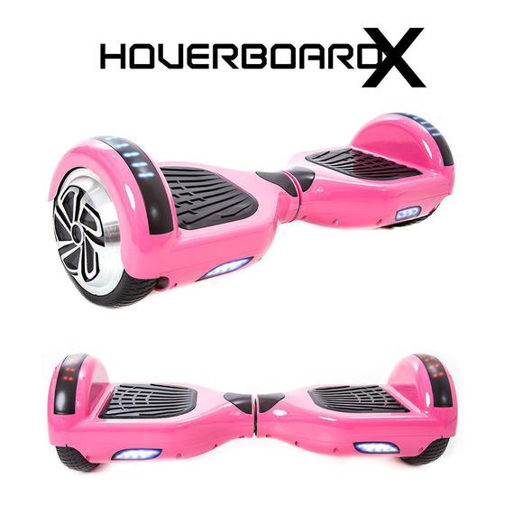 Imagem de Skate Eletrico 6,5 Rosa HoverboardX Smart Balance Bluetooth