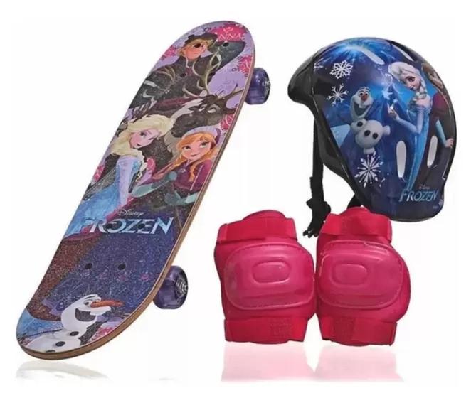 Imagem de Skate Infantil Menino e menina com Kit Segurança