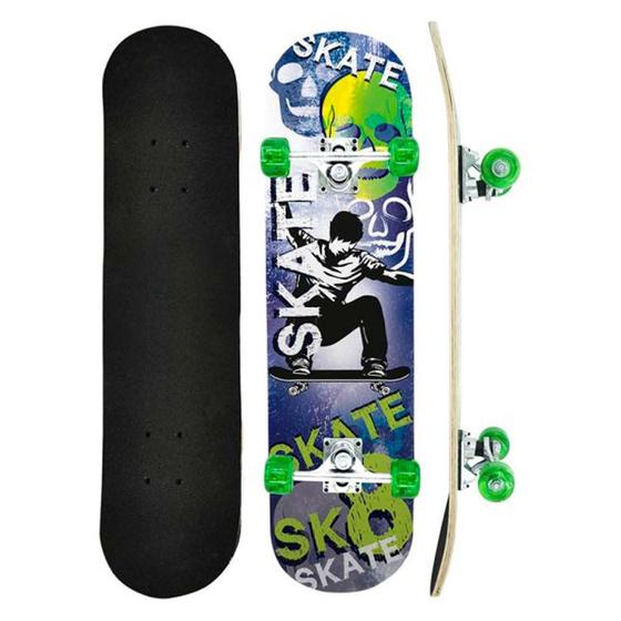 Imagem de Skate Infantil Profissional - Caveira - DM Radical - DM Toys