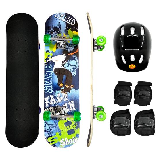Skate Infantil Radical Shape Com Lixa Completo Iniciantes Menor preço em Skate Infantil Radical Shape Com Lixa Completo Iniciantes