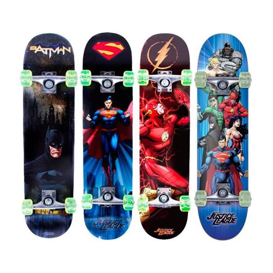 Imagem de Skate Liga Da Justiça Dc Batman, Superman E Flash