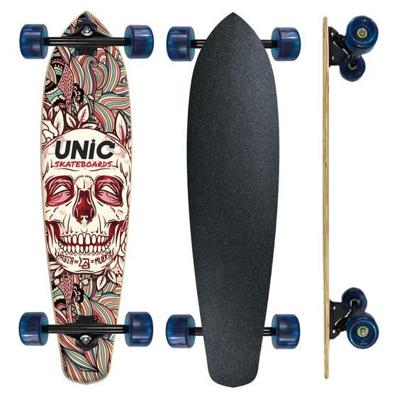 Imagem de Skate Longboard completo Unic - Caveira
