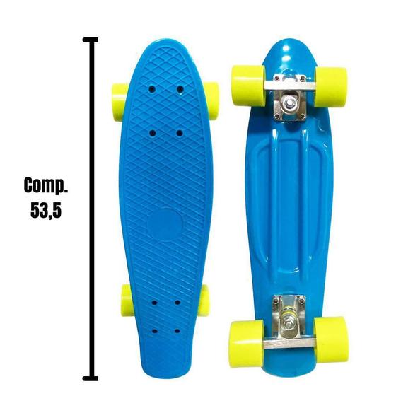 Imagem de Skate Mini Cruiser Dm Radical Azul Dmr6070 - Dm toys