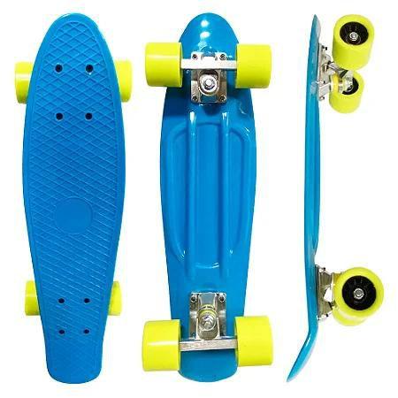 Imagem de Skate mini cruiser dm radical azul