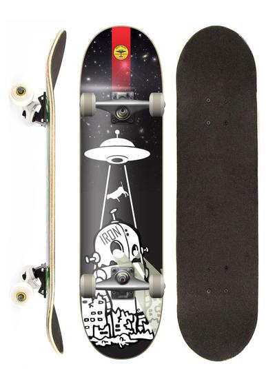 Imagem de Skate Montado Completo Iron Profissional E.T