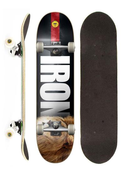 Imagem de Skate Montado Completo Iron Profissional Lion