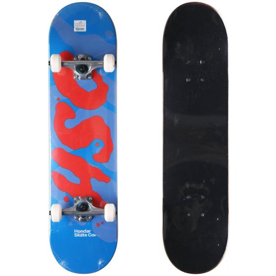 Imagem de Skate Montado Hondar Serie Goop Iniciante Azul/Branco