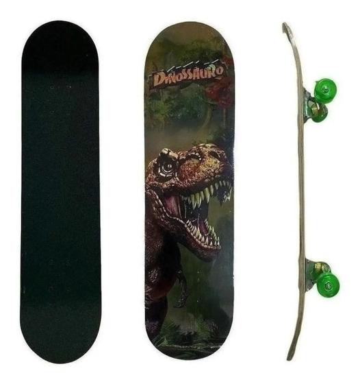 Imagem de Skate Semi Profissional Completo Shape Madeira Até 70Kg DM Radical DMR6254