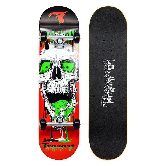 Imagem de Skate Traxart Profissional Crazy Skull DZ-291