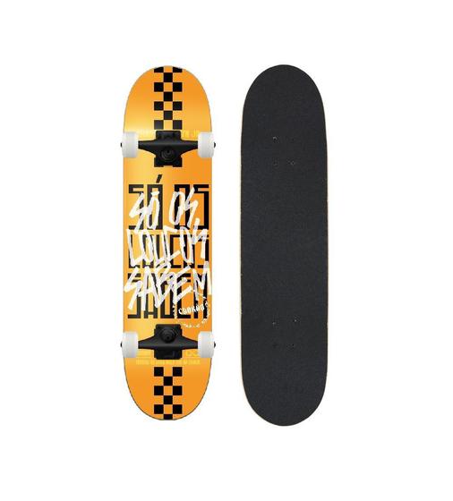 Imagem de Skateboard Profissional Kronik Montado Charlie Brown Jr Rolamentos ABEC5 Truck 129mm