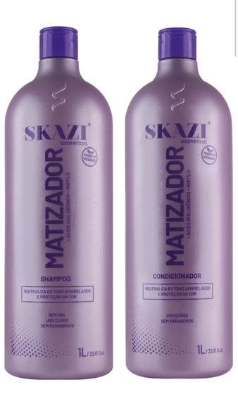 Imagem de Skazi Kit 1L Matizador (Shampoo+Condicionador)