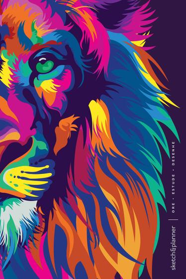 Imagem de Sketch & Planner - Lion Colors