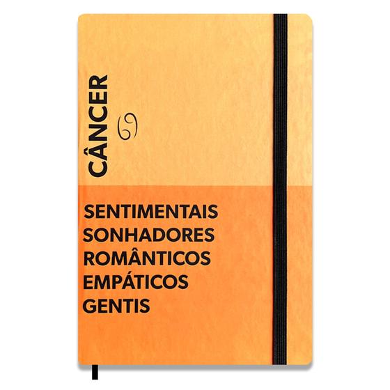 Imagem de Sketchbook - Caderno Sem Pauta - Signos - Caderno Capa Dura - Câncer