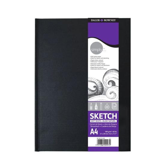 Imagem de Sketchbook Dr Simply A4 21x29,7cm 54fls