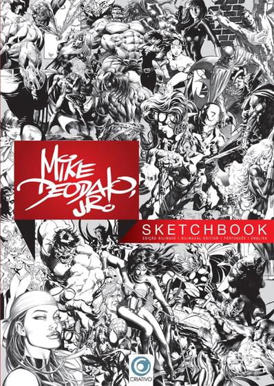 Imagem de Sketchbook - Mike Deodato Jr. - Edição Bilíngue - Criativo