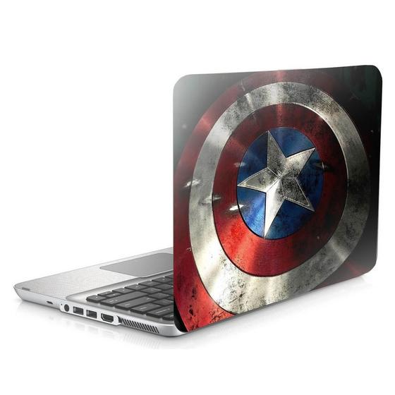 Imagem de Skin Adesivo Notebook 14" Capitão América Escudo b2