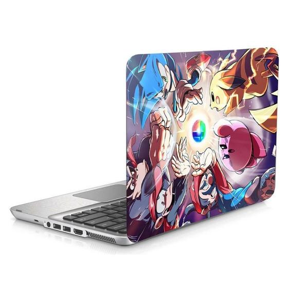 Imagem de Skin Adesivo Notebook 17 Smash Bros Ultimate Nintendo