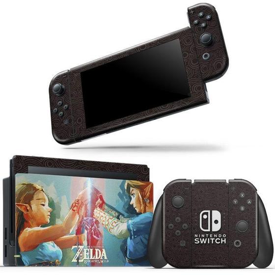 Imagem de Skin Adesivo Protetor Nintendo Switch Zelda Breath Of The