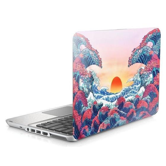 Imagem de Skin Adesivo Protetor Notebook 14 Grande Onda Kanagawa D1