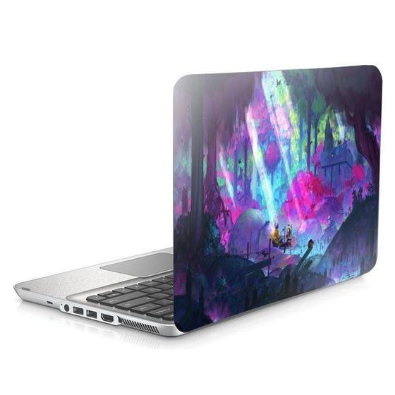 Imagem de Skin Adesivo Protetor Notebook 14 Wide Aventuras No Bosque