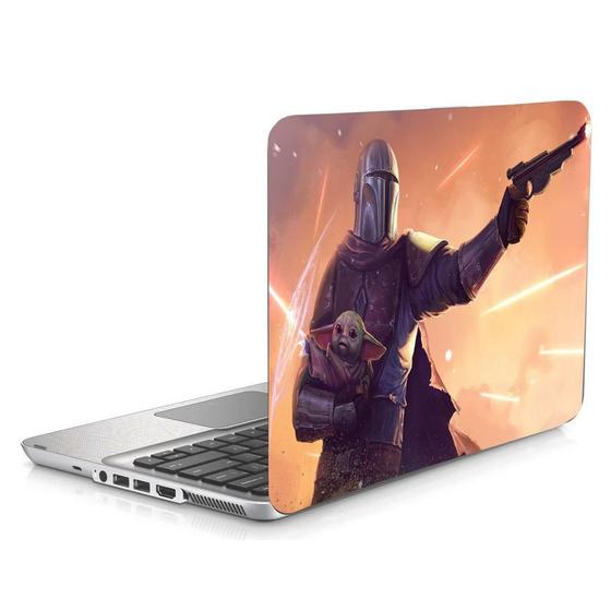 Imagem de Skin Adesivo Protetor Notebook 14 Wide Mandaloriano Star