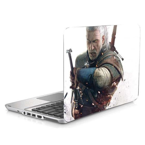 Imagem de Skin Adesivo Protetor Notebook 14 Wide The Witcher Geralt B4