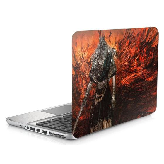 Imagem de Skin Adesivo Protetor Notebook 15 Wide Dark Souls Gwyn B1