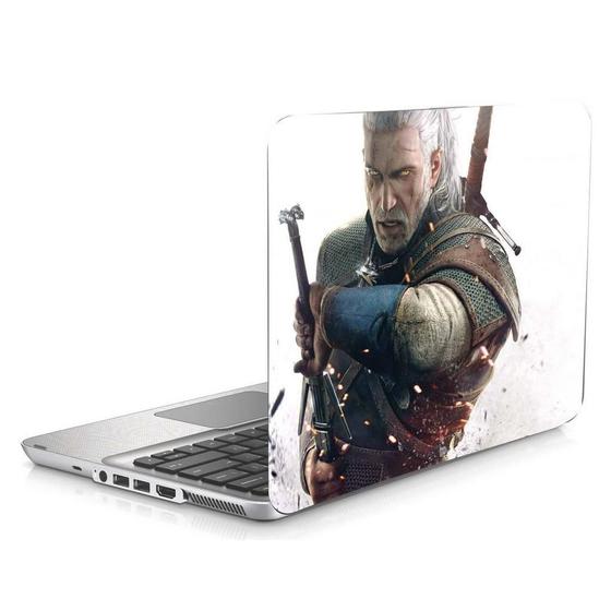 Imagem de Skin Adesivo Protetor Notebook 15 Wide The Witcher Geralt B4
