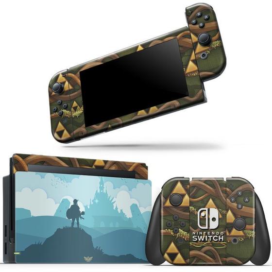 Imagem de Skin Adesivo Protetor para Nintendo Switch Zelda Breath of the Wild b8