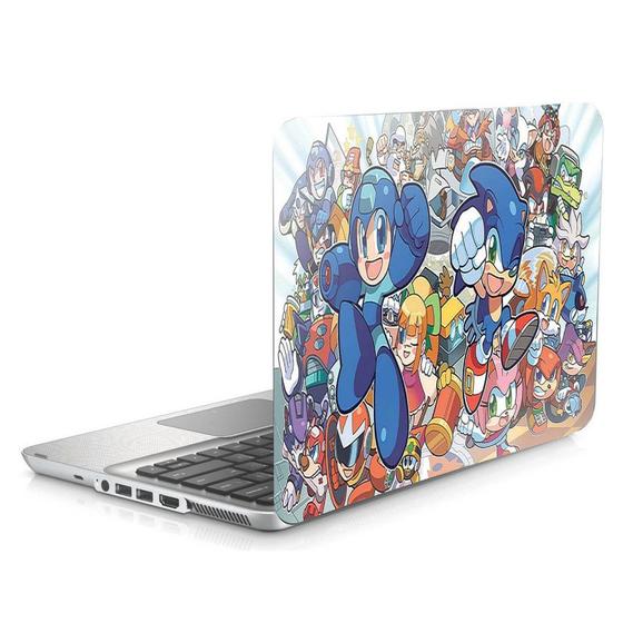 Imagem de Skin Adesivo Protetor para Notebook 15” Sonic Megaman b2