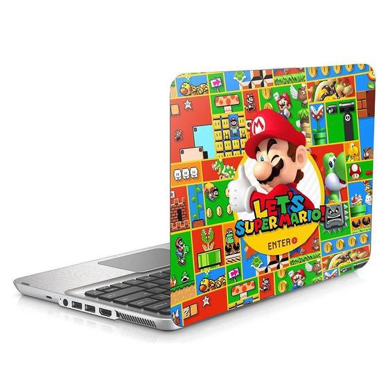 Imagem de Skin Adesivo Protetor Para Notebook 15,6 Mario B77