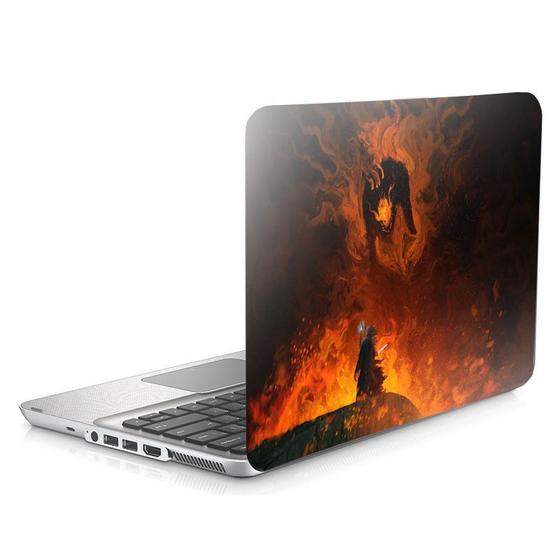 Imagem de Skin Adesivo Protetor para Notebook 17,3" Balrog Senhor dos Anéis Gandalf b2