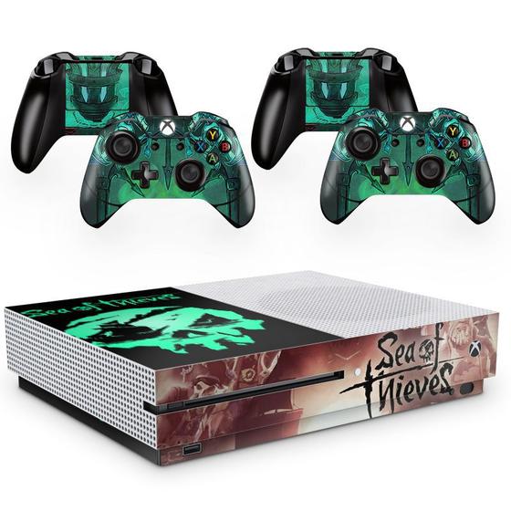 Imagem de Skin Adesivo Protetor para X Box One S e Controles Sea of Thieves b3