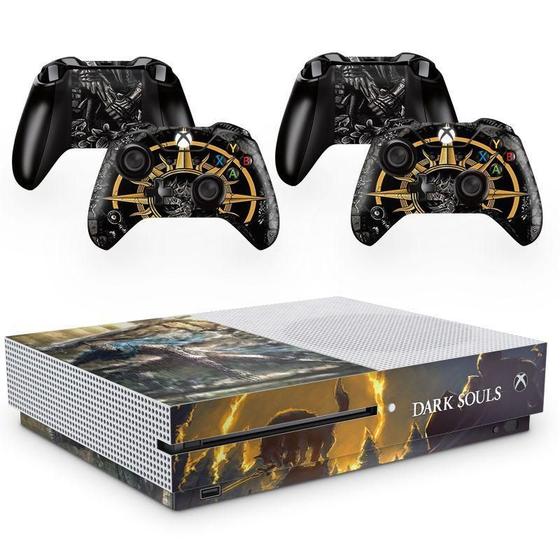 Imagem de Skin Adesivo Protetor X Box One S E Controles Dark Souls B4