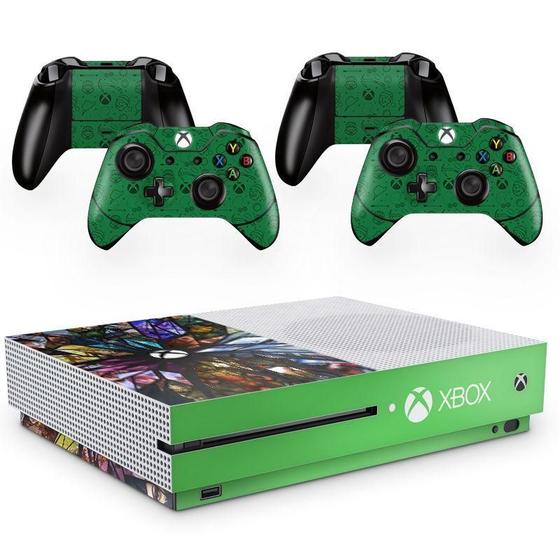 Imagem de Skin Adesivo Protetor X Box One S E Controles Premium B4