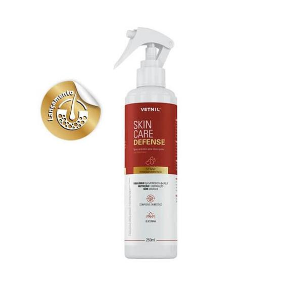 Imagem de Skin Care Defense Spray para Pele Cães e Gatos Vetnil 250ml