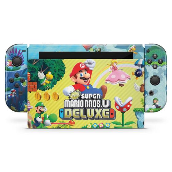 Imagem de Skin Compatível Nintendo Switch Adesivo - New Super Mario Bros. U