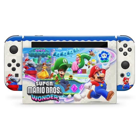 Imagem de Skin Compatível Nintendo Switch Adesivo - Super Mario Bros. Wonder