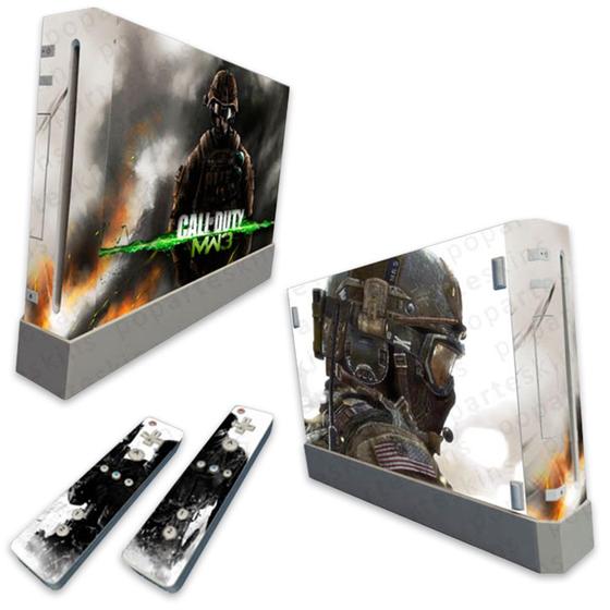 Imagem de Skin Compatível Nintendo Wii Adesivo - Call Of Duty Modern Warfare 3