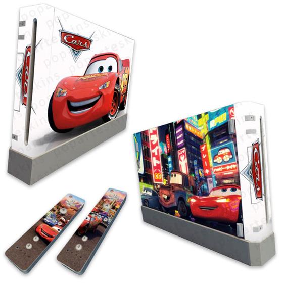 Imagem de Skin Compatível Nintendo Wii Adesivo - Carros