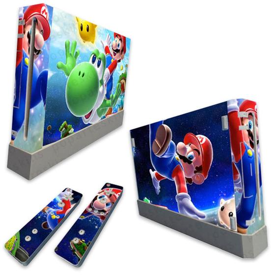 Imagem de Skin Compatível Nintendo Wii Adesivo - Super Mario Galaxy