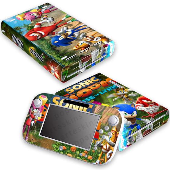 Imagem de Skin Compatível Nintendo Wii U Adesivo - Sonic Boom