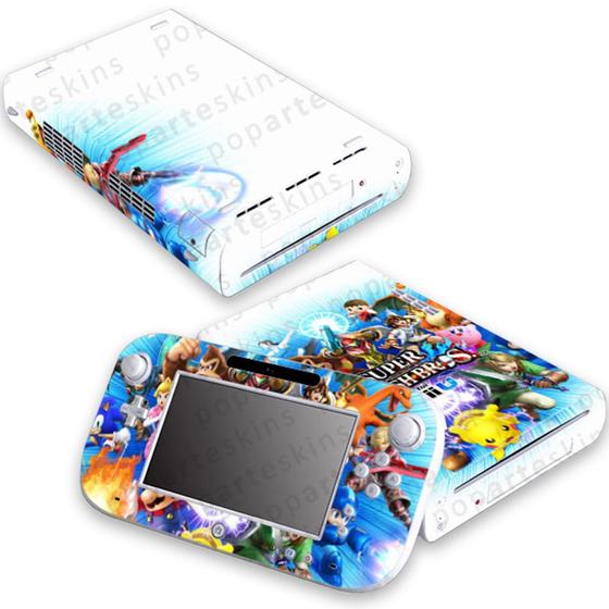 Imagem de Skin Compatível Nintendo Wii U Adesivo - Super Smash Bros