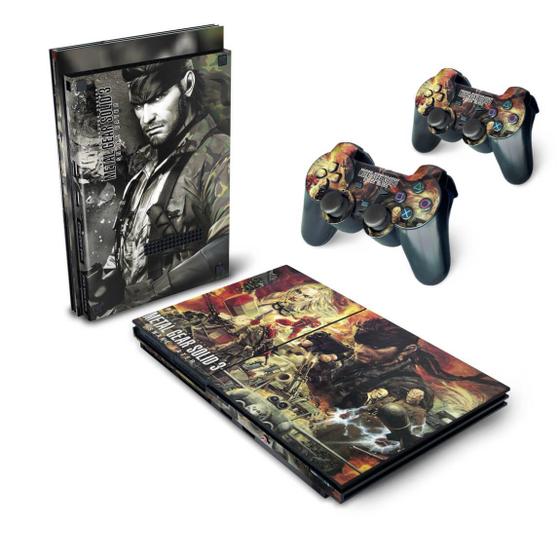 Imagem de Skin Compatível PS2 Slim Adesivo - Metal Gear Solid 3