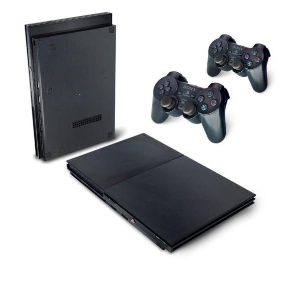 Imagem de Skin Compatível PS2 Slim Adesivo - Película Transparente